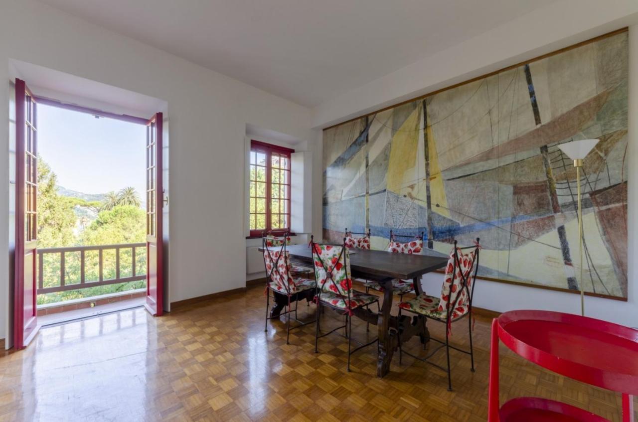 Joivy Apt With Amazing Sea View And Patio, Next To Port Of Rapallo Bagian luar foto